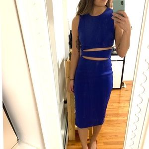 Cushnie er ochs blue dress size 2